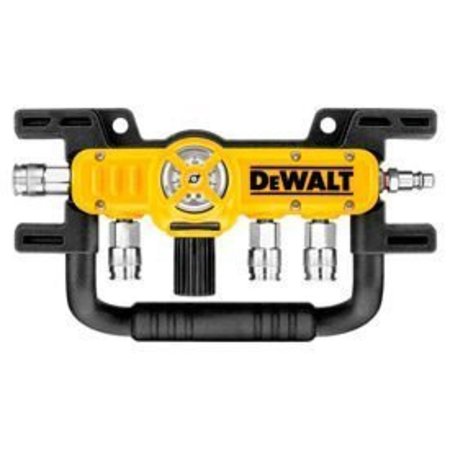 Dewalt DeWALT D55040 Quadraport Air Line Splitter With Regulator & 1/4" Couplers D55040